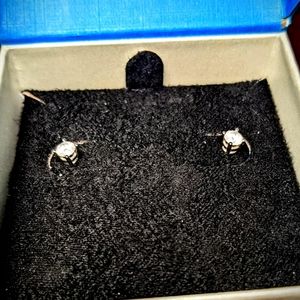 .40 Total Carat Weight Diamond Earrings